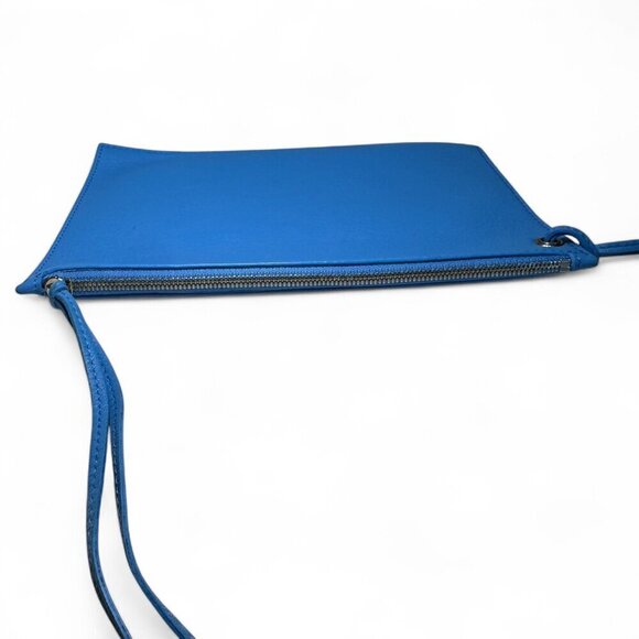 Balenciaga Blue Leather Wristlet - NWOT
